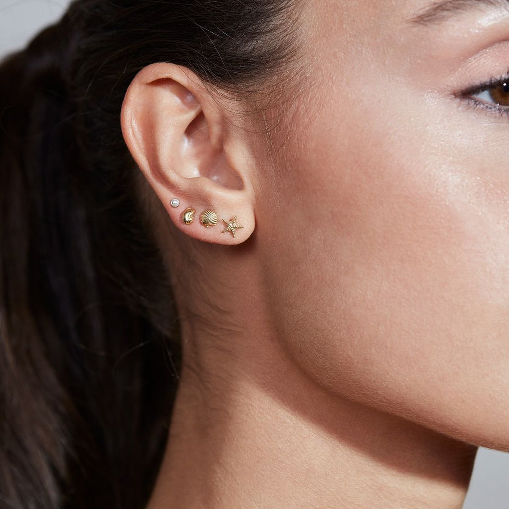 ONE STUDS BEACHCOMBER GOLD EDBLAD