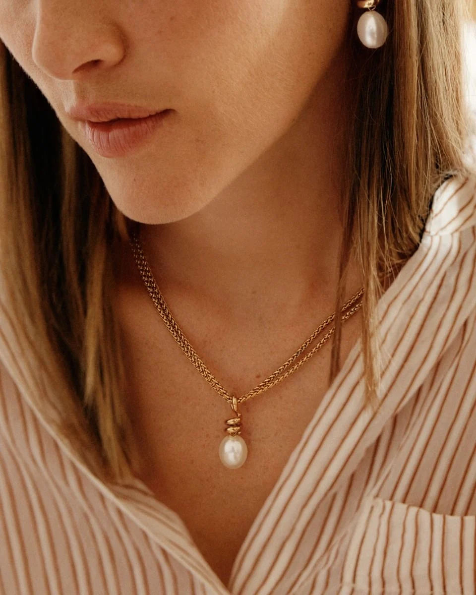 ΔΙΠΛΟ ΚΟΛΙΕ ΜΕ ΜΑΡΓΑΡΙΤΑΡΙ ΑΠΟ ΧΡΥΣΟ EDBLAD