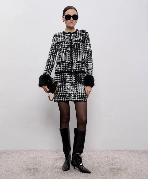 ΠΛΕΚΤΗ ΚΑΡΟ ΜΙΝΙ ΦΟΥΣΤΑ TWINSET MILANO