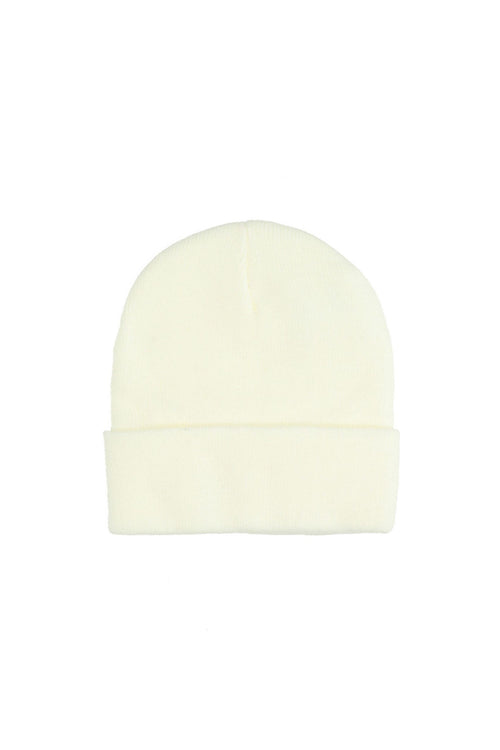 BEANIE ΠΛΕΚΤΟ ΣΚΟΥΦΑΚΙ (WHITE) ANIYE BY