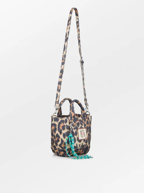 NINI ΤΣΑΝΤΑ LEOLA CANVAS ANIMAL PRINT BECK SONDERGAARD