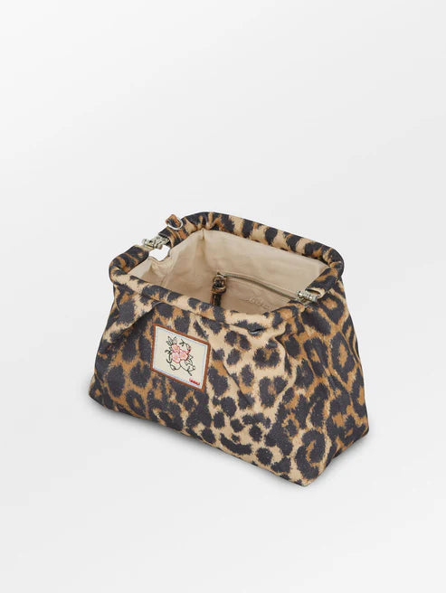 ΤΣΑΝΤΑ CLUTCH LEOLA CANVAS ANIMAL PRINT BECK SONDERGAARD