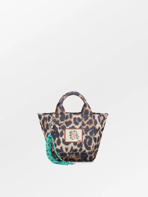 NINI ΤΣΑΝΤΑ LEOLA CANVAS ANIMAL PRINT BECK SONDERGAARD