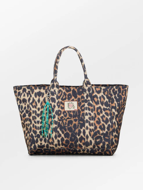 ΤΣΑΝΤΑ LEOLA CANVAS ANIMAL PRINT BECK SONDERGAARD