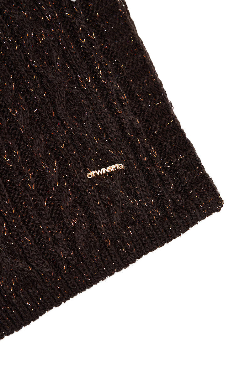 ΚΑΣΚΟΛ ΜΕ ΛΟΥΡΕΞ ΚΛΩΣΤΗ TWINSET MILANO