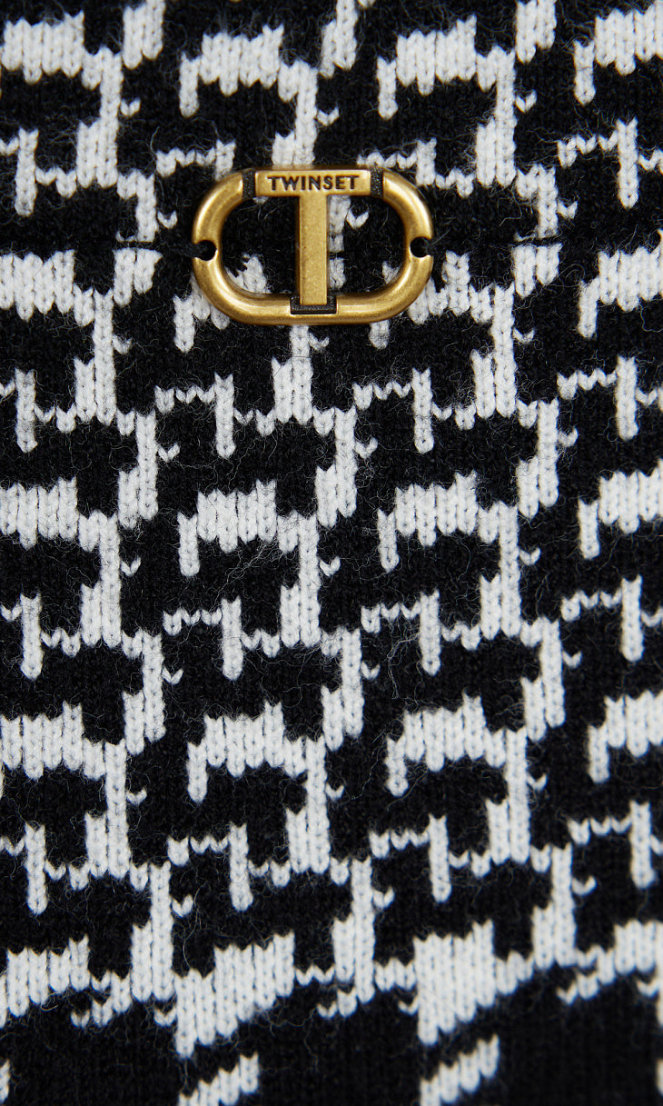 ΠΛΕΚΤΗ ΚΑΡΟ ΜΙΝΙ ΦΟΥΣΤΑ TWINSET MILANO