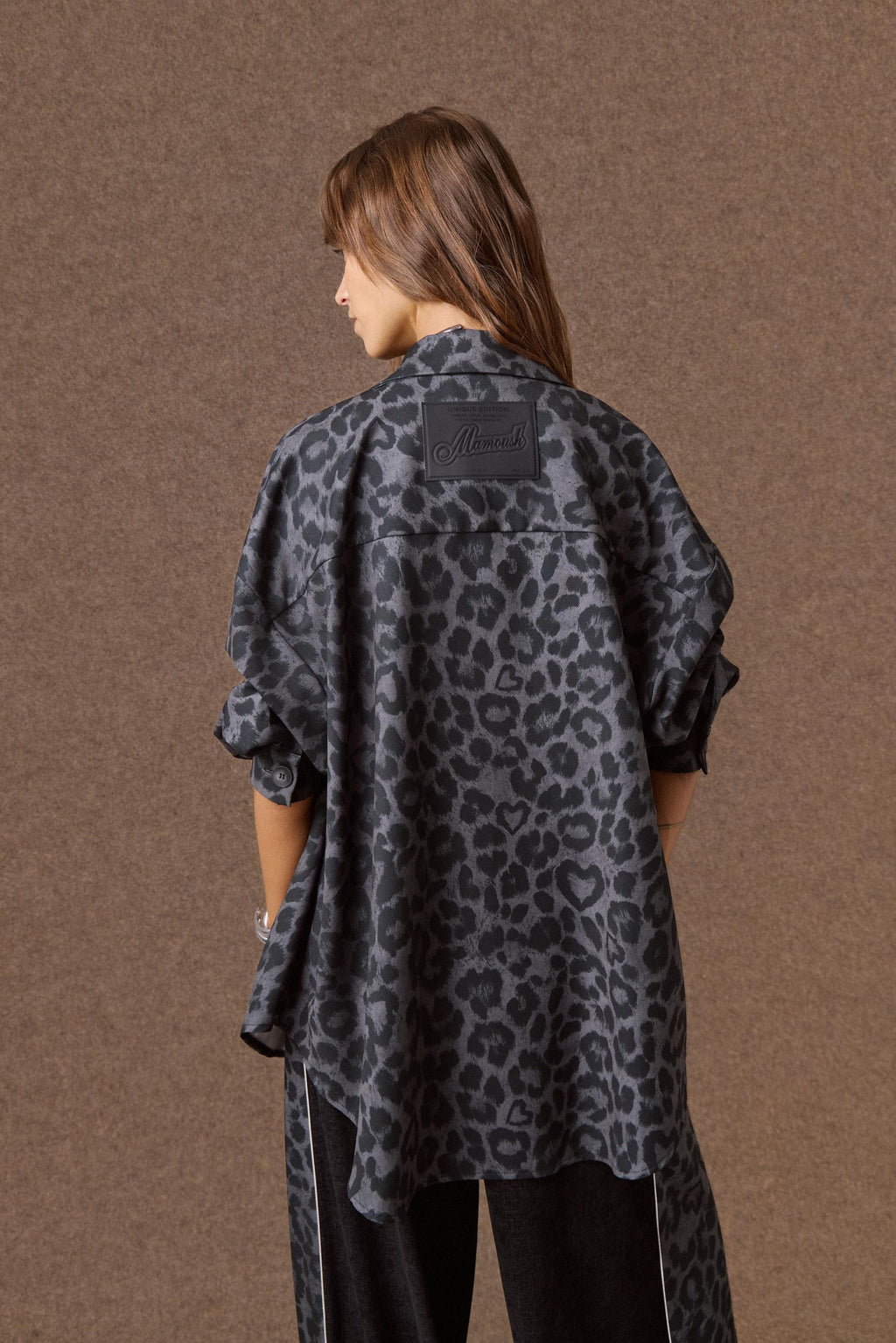 'DORIS' ANIMAL PRINT OVERSIZED ΠΟΥΚΑΜΙΣΟ MAMOUSH