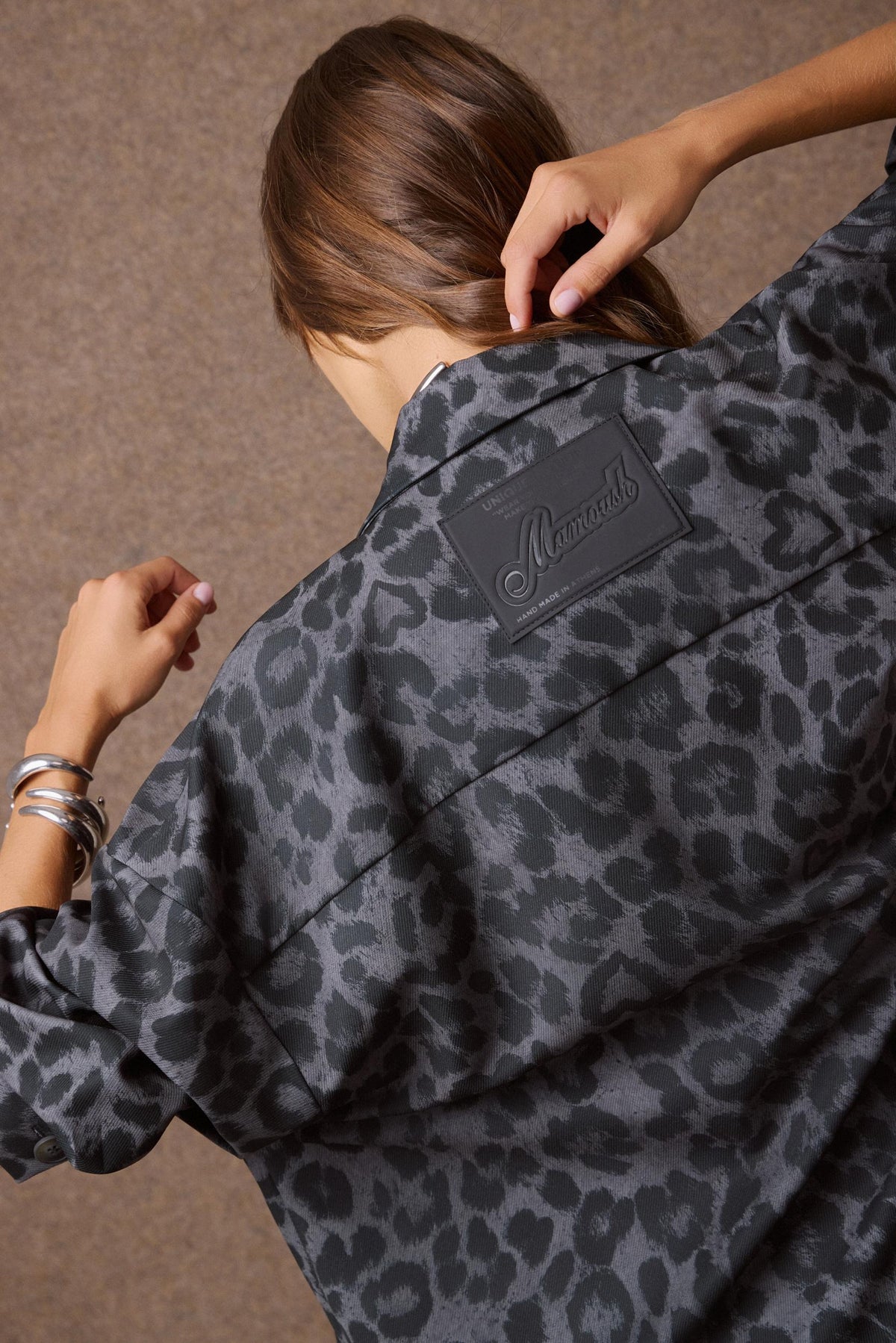 'DORIS' ANIMAL PRINT OVERSIZED ΠΟΥΚΑΜΙΣΟ MAMOUSH