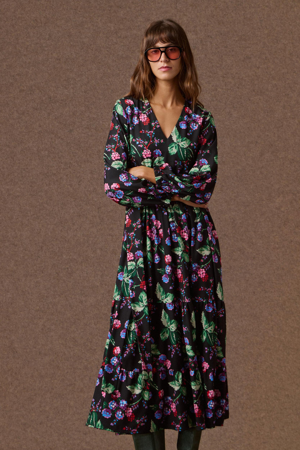 'ADELYN' ΜΑΞΙ ΦΟΡΕΜΑ (MULBERRY) MAMOUSH