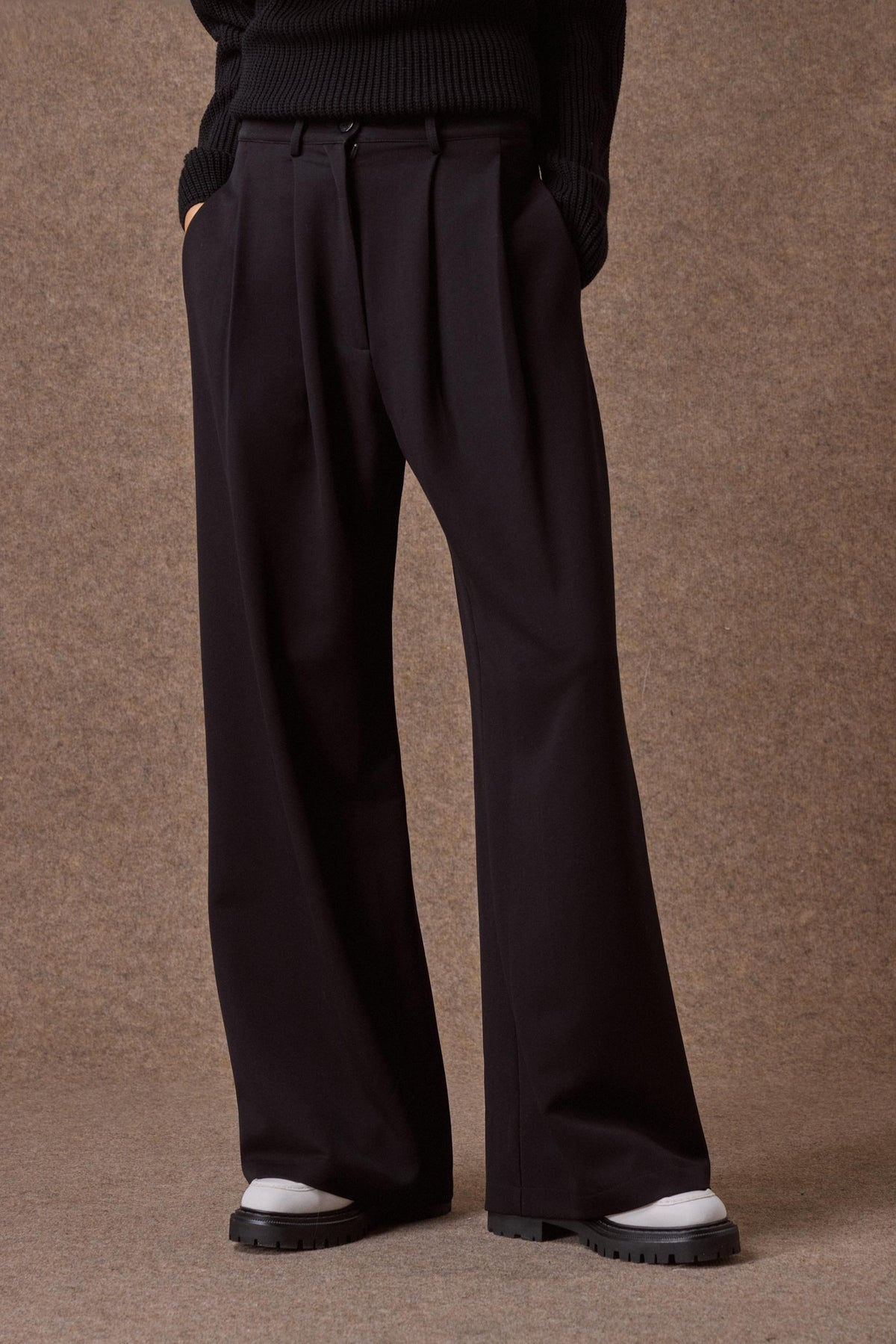 'LUCY' ΦΑΡΔΥ ΠΑΝΤΕΛΟΝΙ (BLACK) MAMOUSH