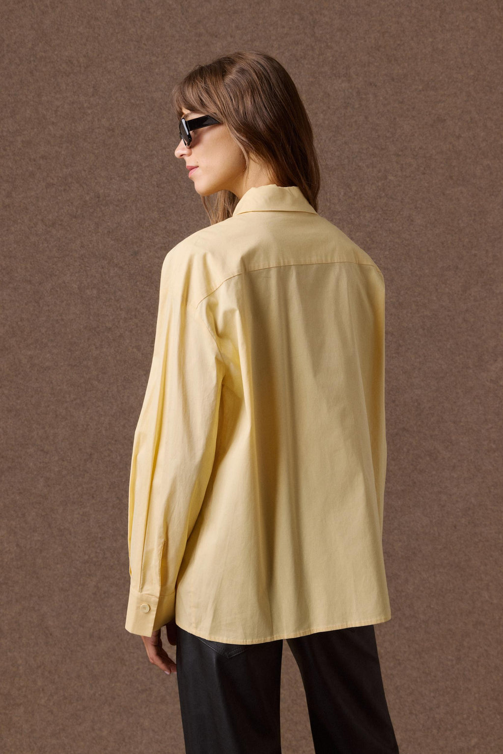 'LINDA' ΒΑΜΒΑΚΕΡΟ OVERSIZED ΠΟΥΚΑΜΙΣΟ (YELLOW) MAMOUSH