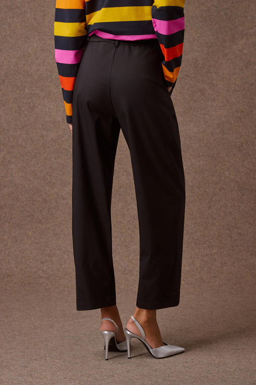 'LEO' CROPPED ΠΑΝΤΕΛΟΝΙ (BLACK) MAMOUSH