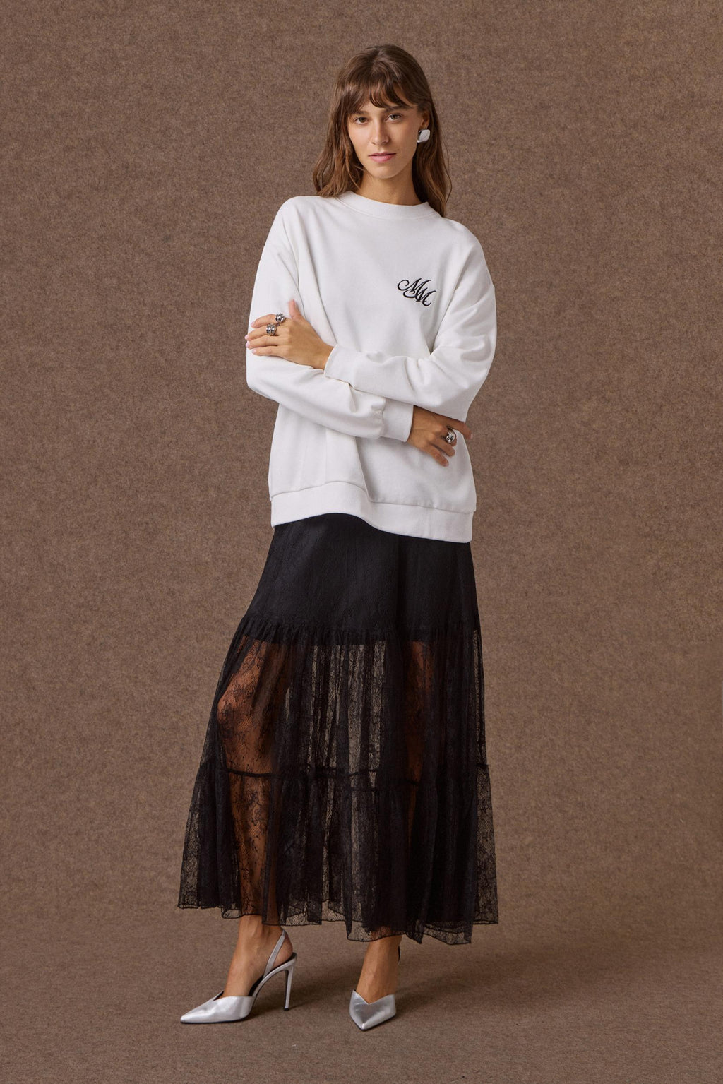 'VIVIAN' ΜΑΞΙ ΔΑΝΤΕΛΕΝΙΑ ΦΟΥΣΤΑ (BLACK) MAMOUSH