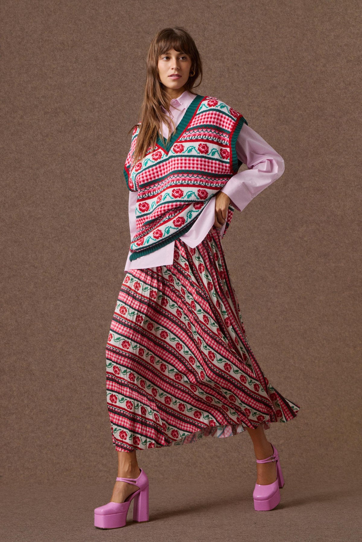 'ERICA' ΠΛΙΣΕ ΦΟΥΣΤΑ (VINTAGE ROSE) MAMOUSH