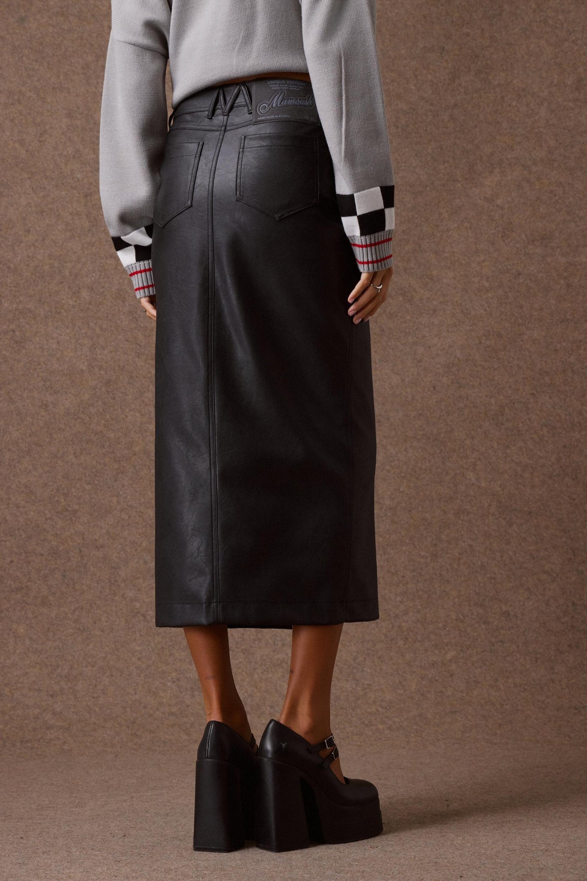 'MELIA' ΜΙΝΤΙ ΠΕΝΣΙΛ ΦΟΥΣΤΑ (BLACK) MAMOUSH