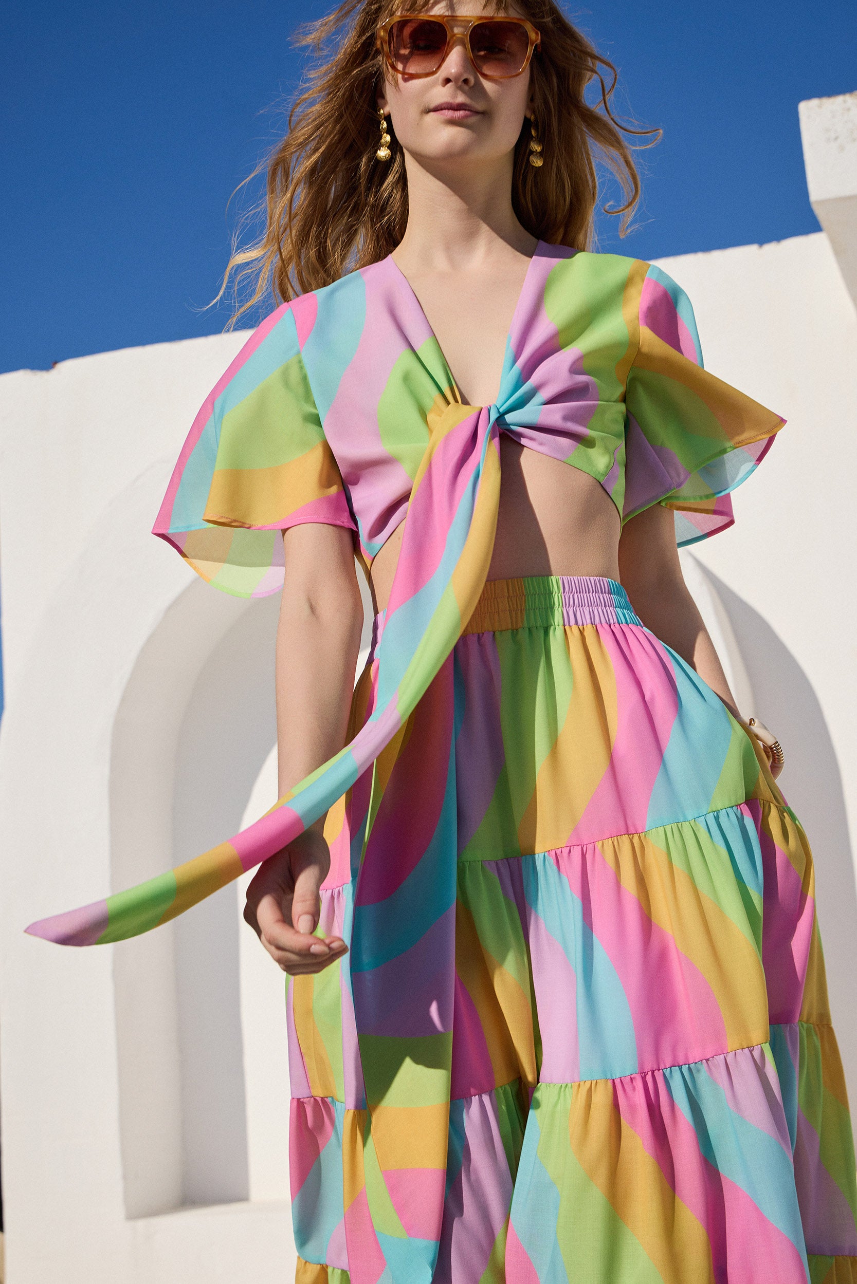 'ELPIDA' ΚΡΟΠ ΤΟΠ (RAINBOW) MAMOUSH