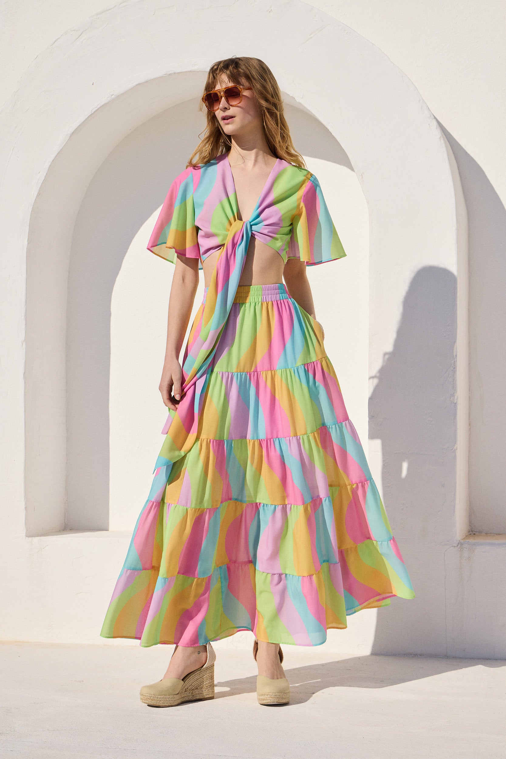 'ELPIDA' ΚΡΟΠ ΤΟΠ (RAINBOW) MAMOUSH