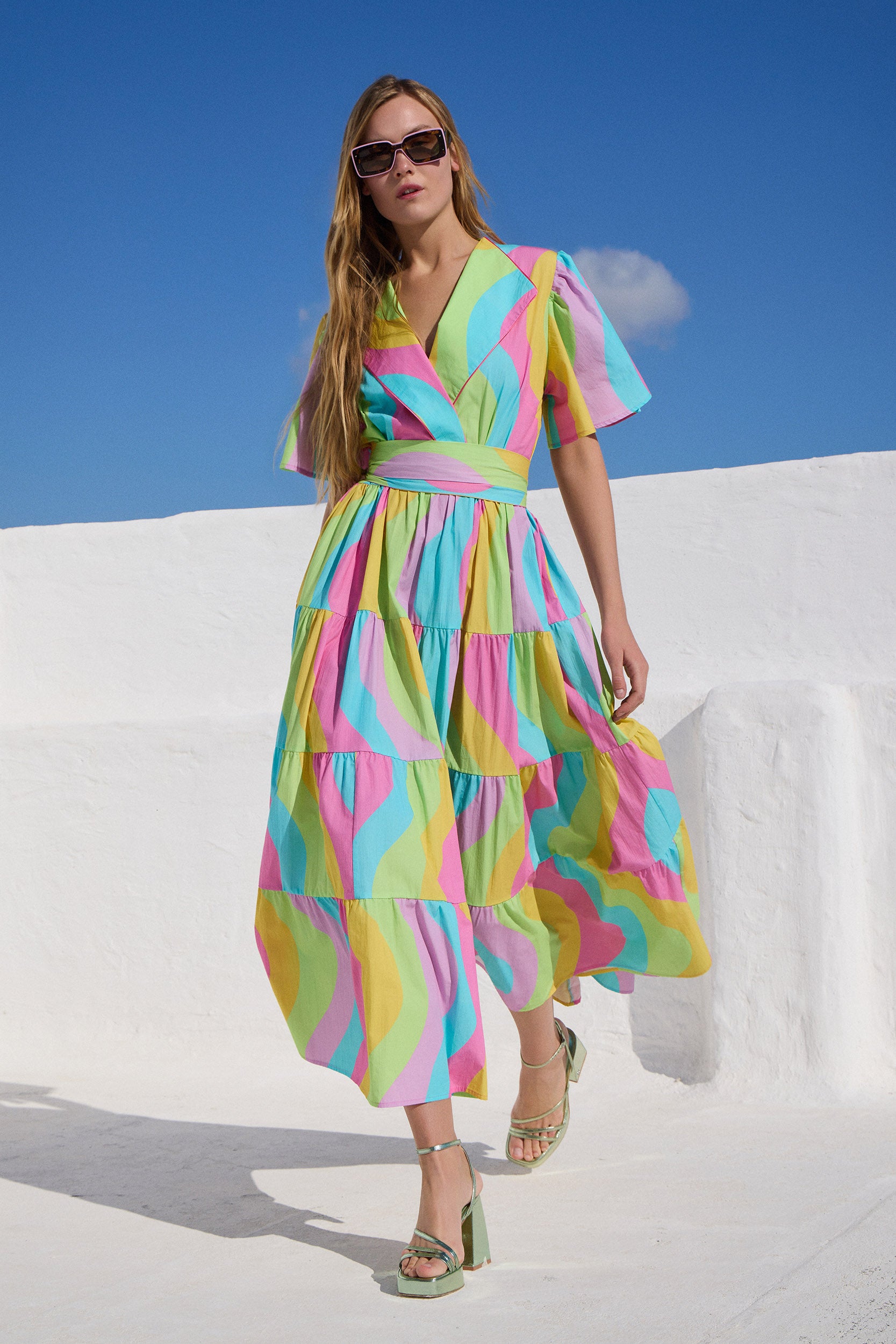 'VANESSA' ΜΙΝΤΙ ΦΟΡΕΜΑ (RAINBOW) MAMOUSH