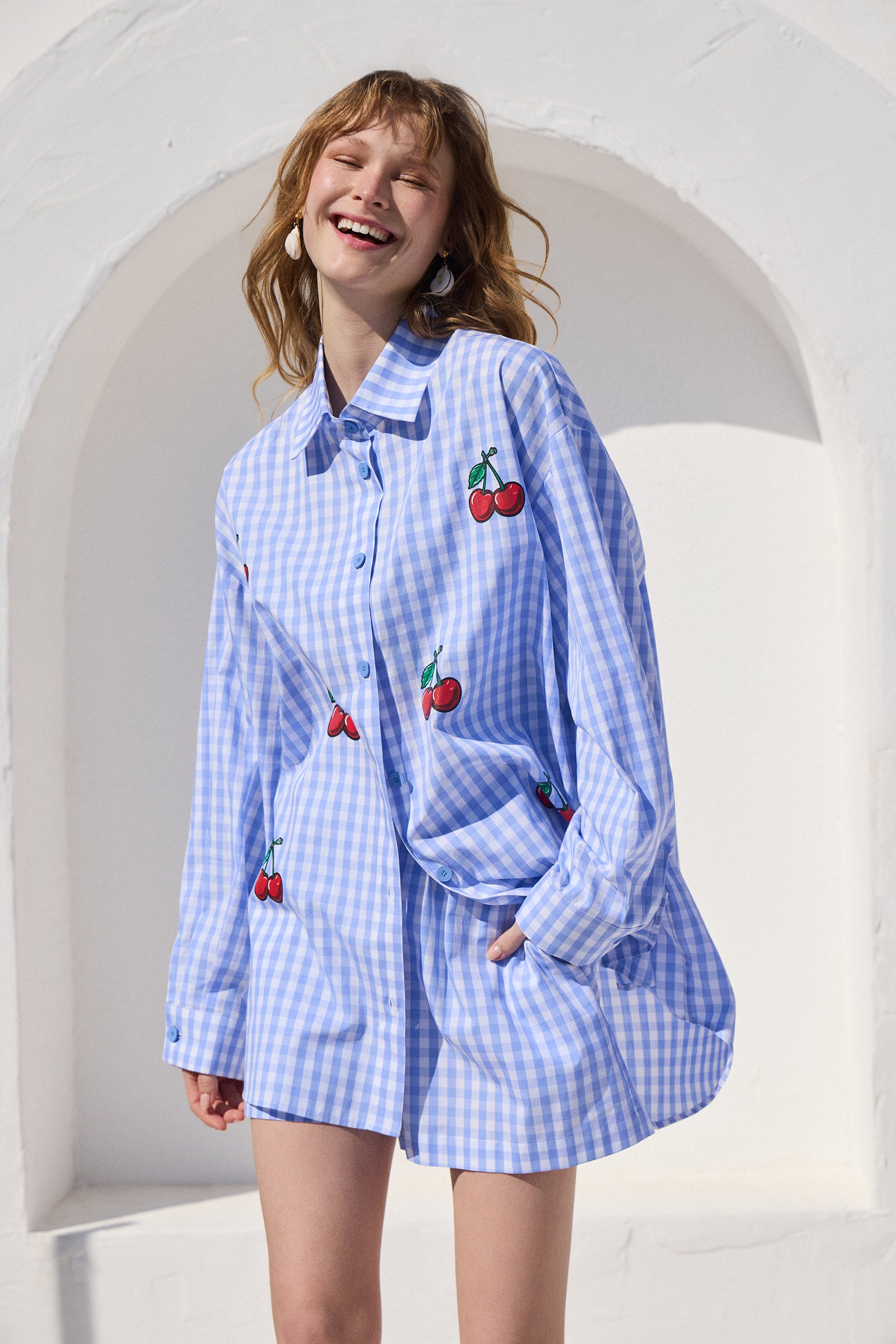 ‘RITA’ OVERSIZED ΚΑΡΟ ΠΟΥΚΑΜΙΣΙΣΟ ΜΕ ΚΕΡΑΣΙΑ MAMOUSH