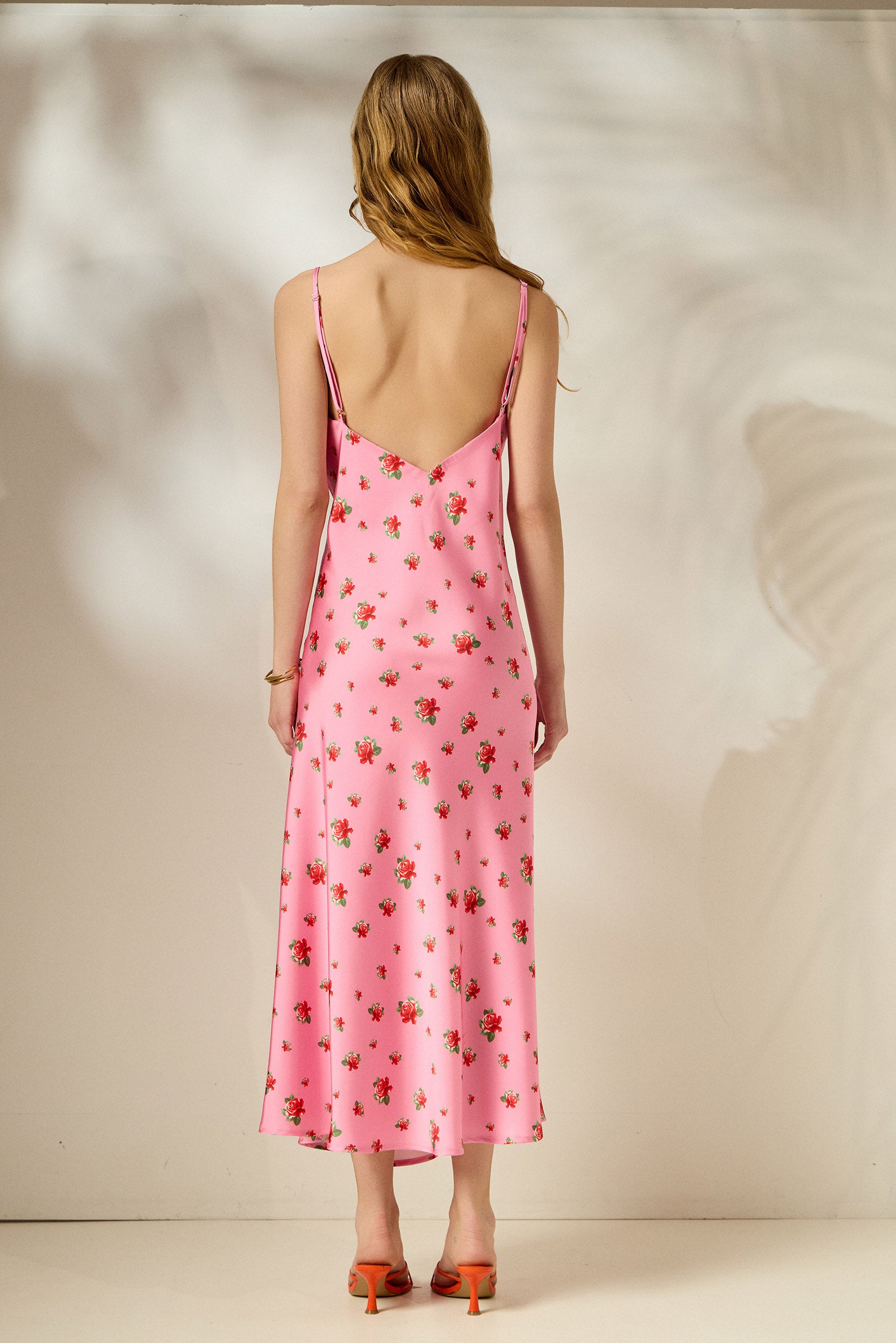 'IOANNA' ΕΜΠΡΙΜΕ ΦΟΡΕΜΑ (PINK ROSES) MAMOUSH