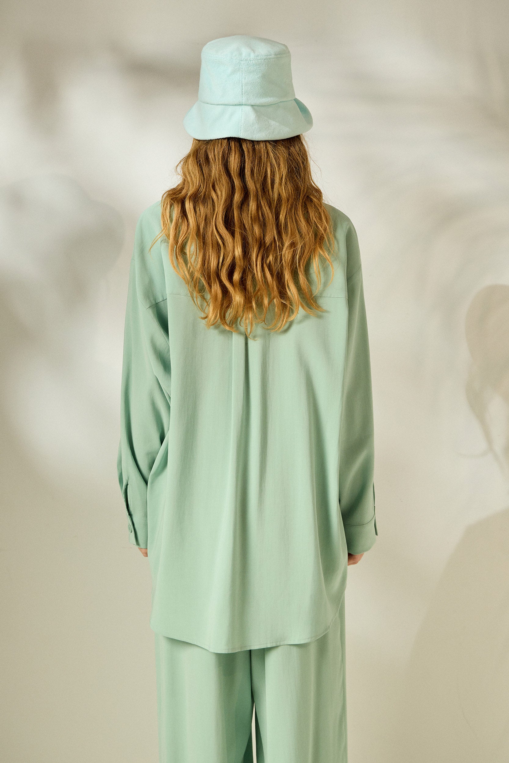 ‘LORA’ OVERSIZED ΠΟΥΚΑΜΙΣΟ (MINT) MAMOUSH