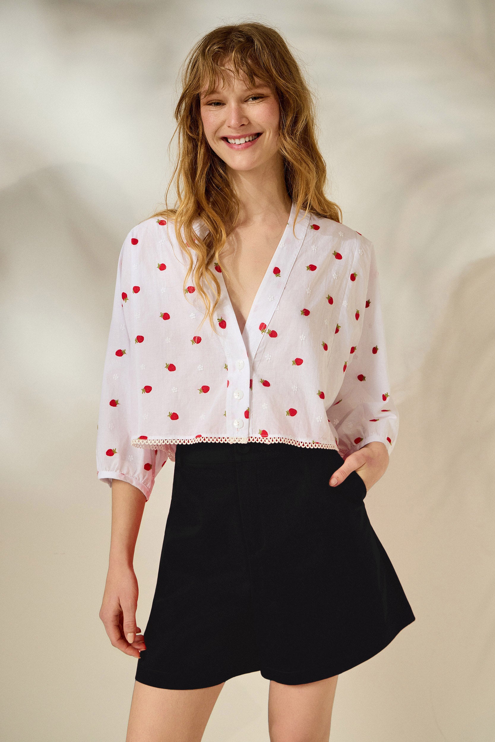 ‘GRETA’ ΒΑΜΒΑΚΕΡΟ ΣΟΡΤΣ (BLACK) MAMOUSH