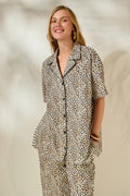 'ZOI' ΒΑΜΒΑΚΕΡΟ ΠΟΥΚΑΜΙΣΟ (ANIMAL PRINT) MAMOUSH