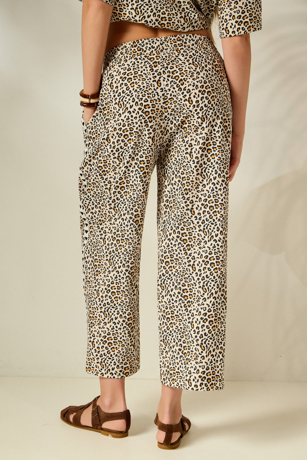 'NIKI' ΒΑΜΒΑΚΕΡΟ ΠΑΝΤΕΛΟΝΙ (ANIMAL PRINT) MAMOUSH