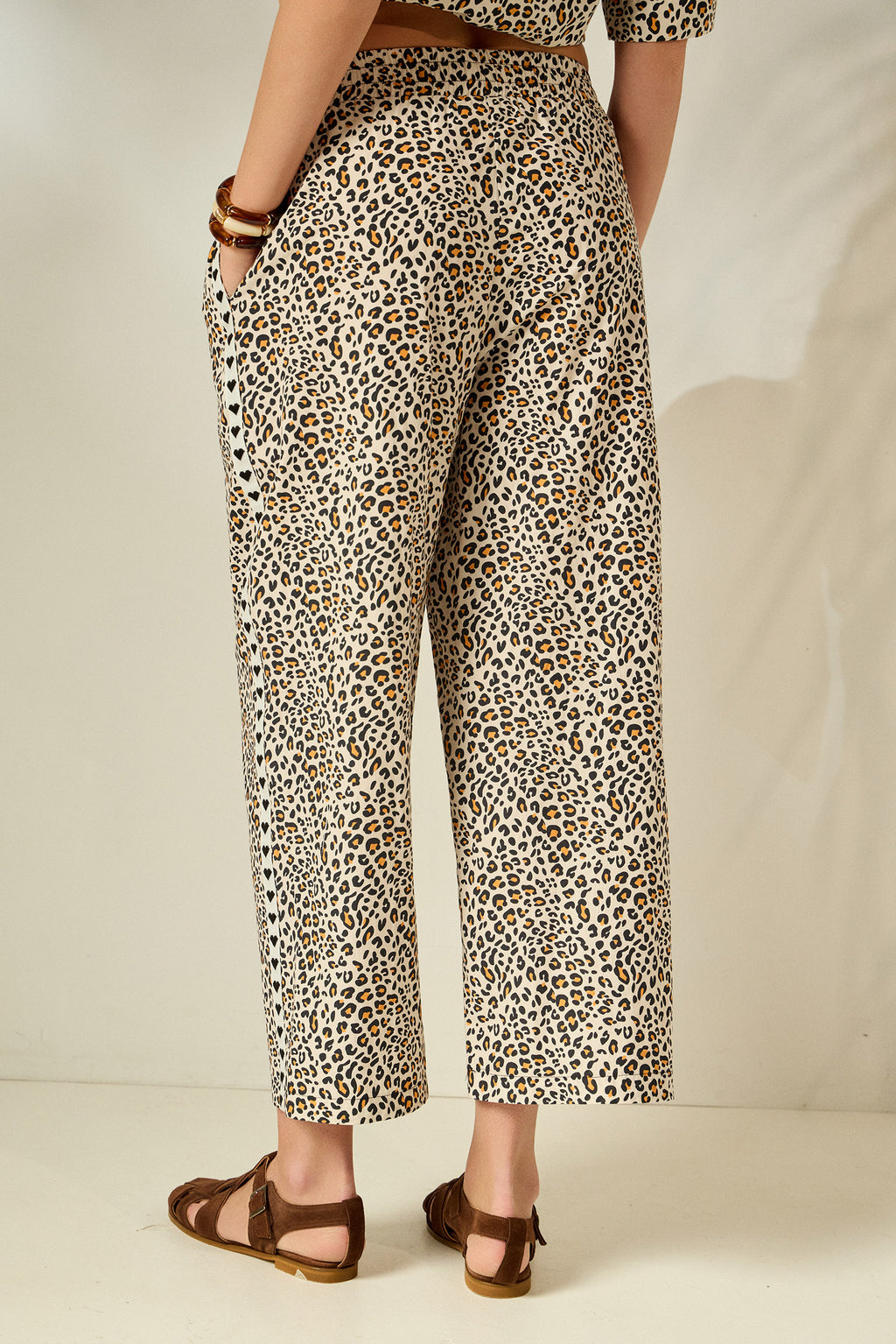 'NIKI' ΒΑΜΒΑΚΕΡΟ ΠΑΝΤΕΛΟΝΙ (ANIMAL PRINT) MAMOUSH