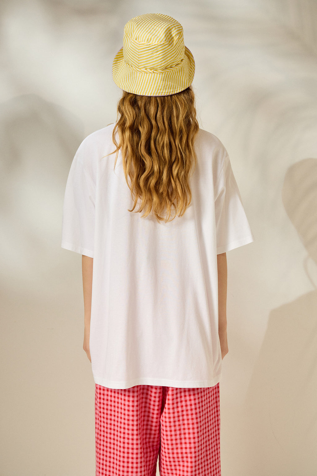 'CHERRY' OVERSIZED TEES (WHITE) MAMOUSH