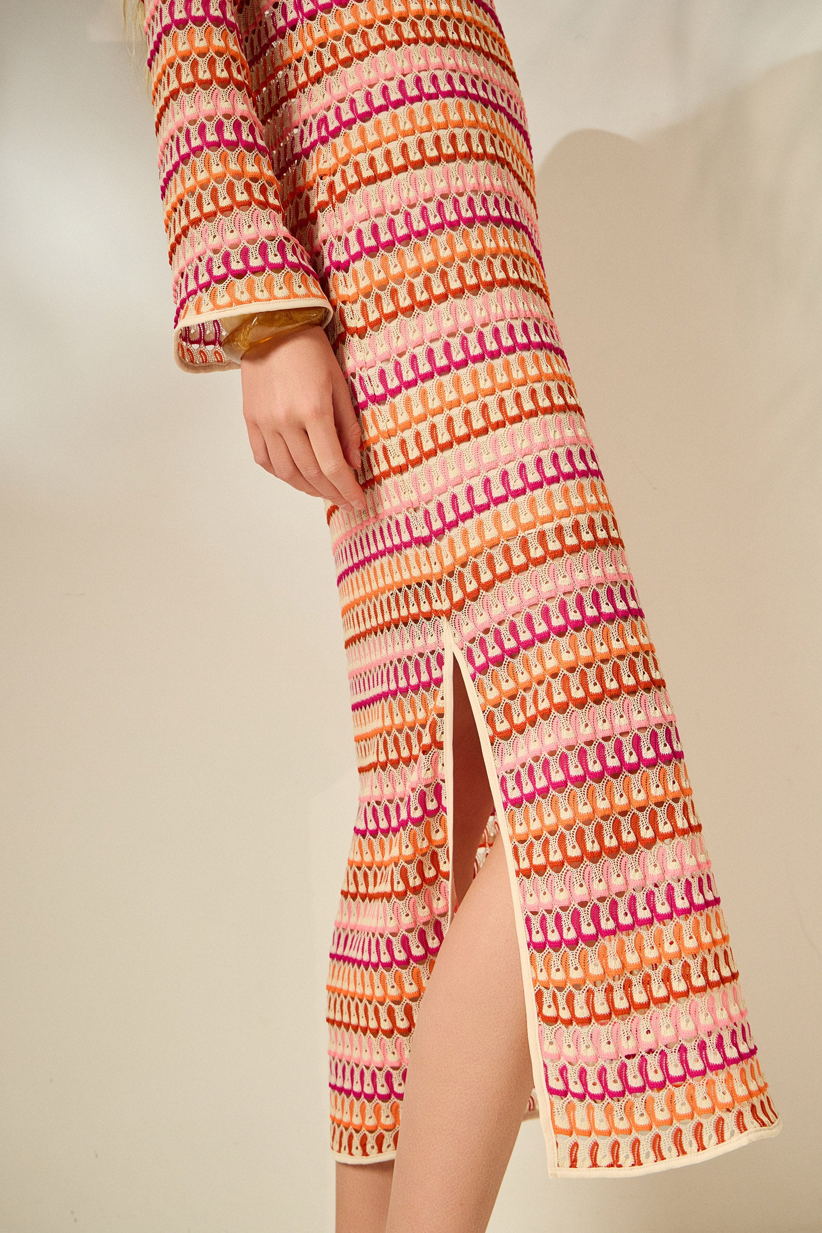 'RAMONA' ΜΑΞΙ ΦΟΡΕΜΑ (PINK) MAMOUSH