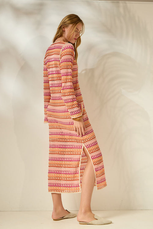 'RAMONA' ΜΑΞΙ ΦΟΡΕΜΑ (PINK) MAMOUSH