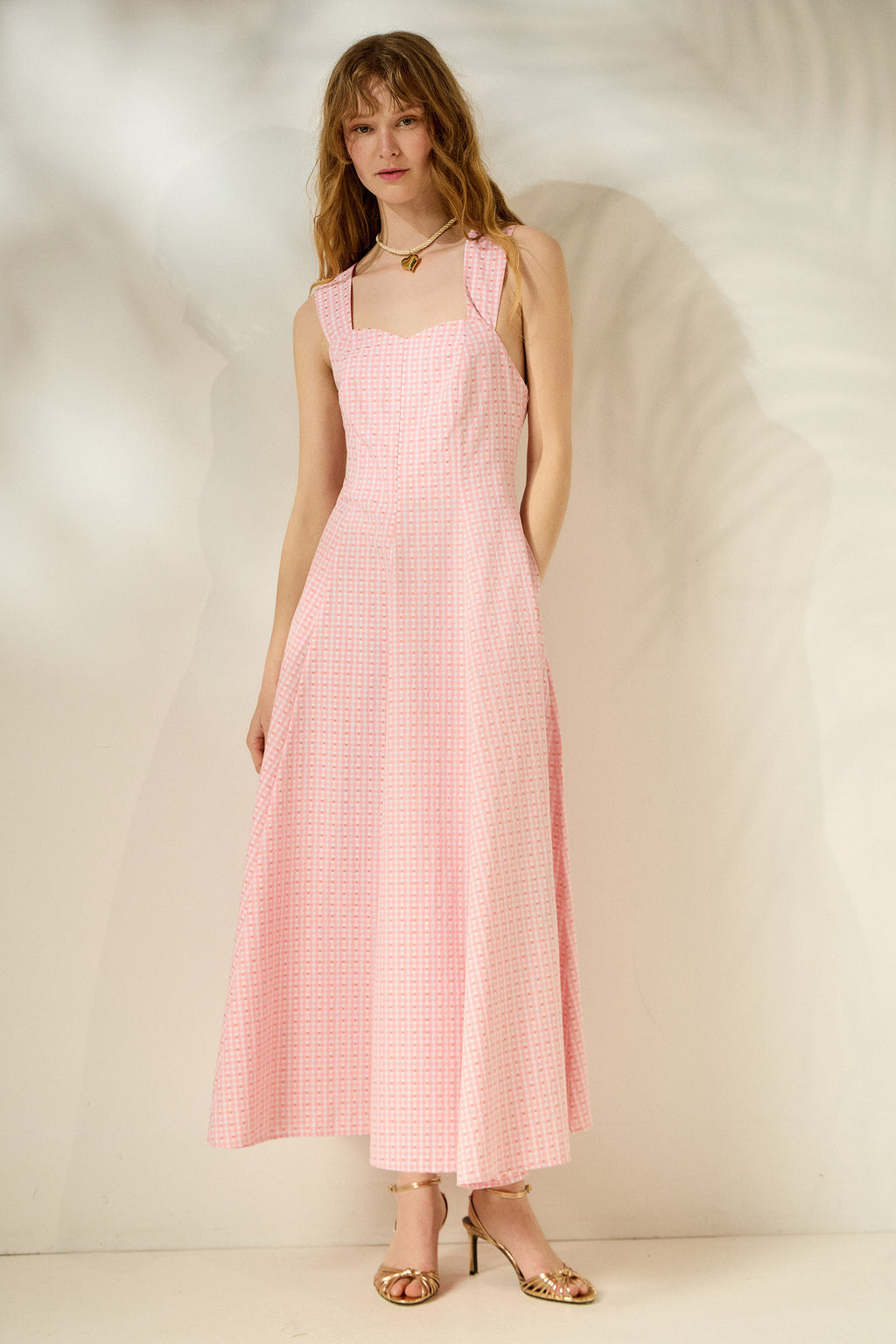 ‘ELENI’ ΚΑΡΟ ΜΙΝΤΙ ΦΟΡΕΜΑ (PINK) MAMOUSH