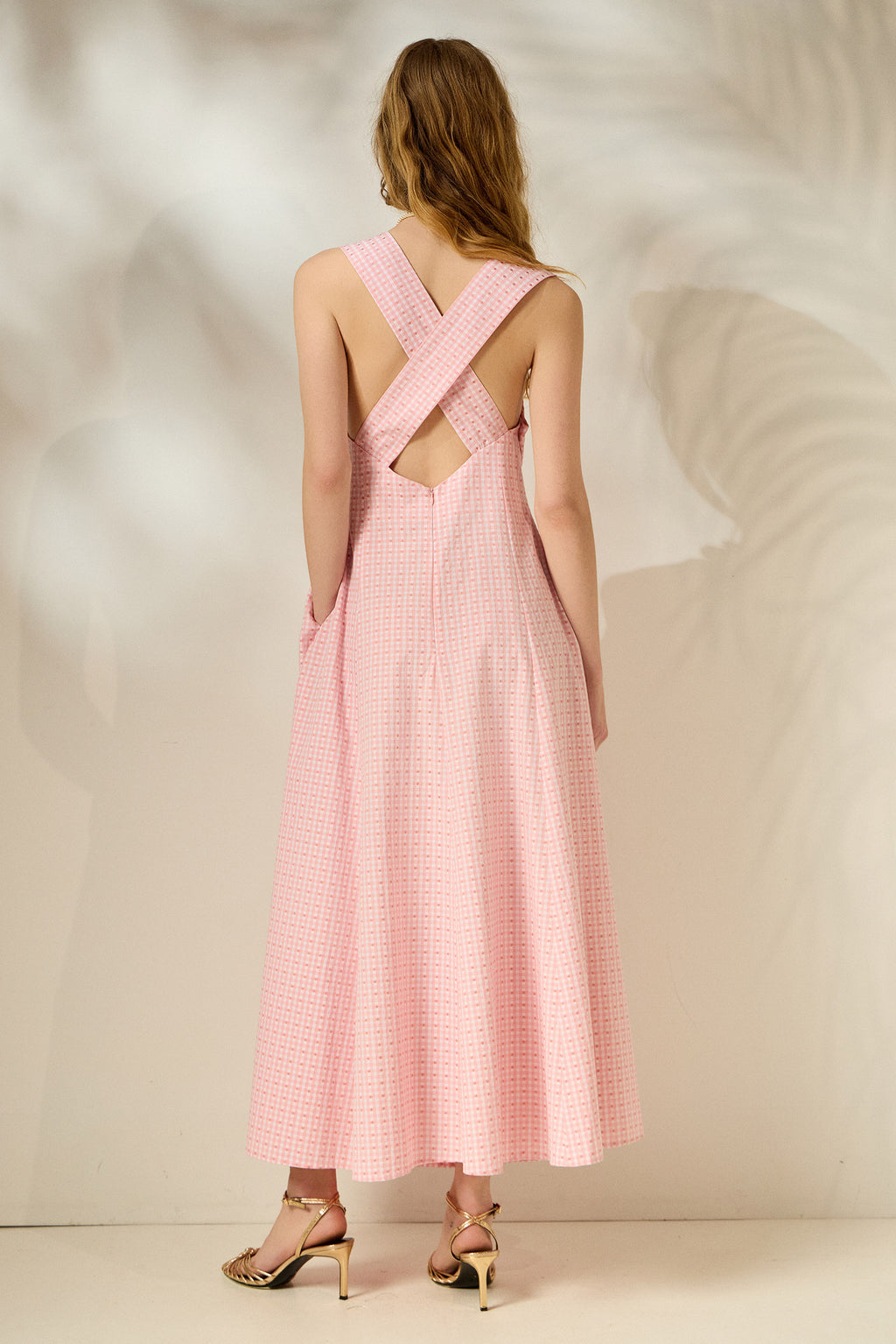 ‘ELENI’ ΚΑΡΟ ΜΙΝΤΙ ΦΟΡΕΜΑ (PINK) MAMOUSH