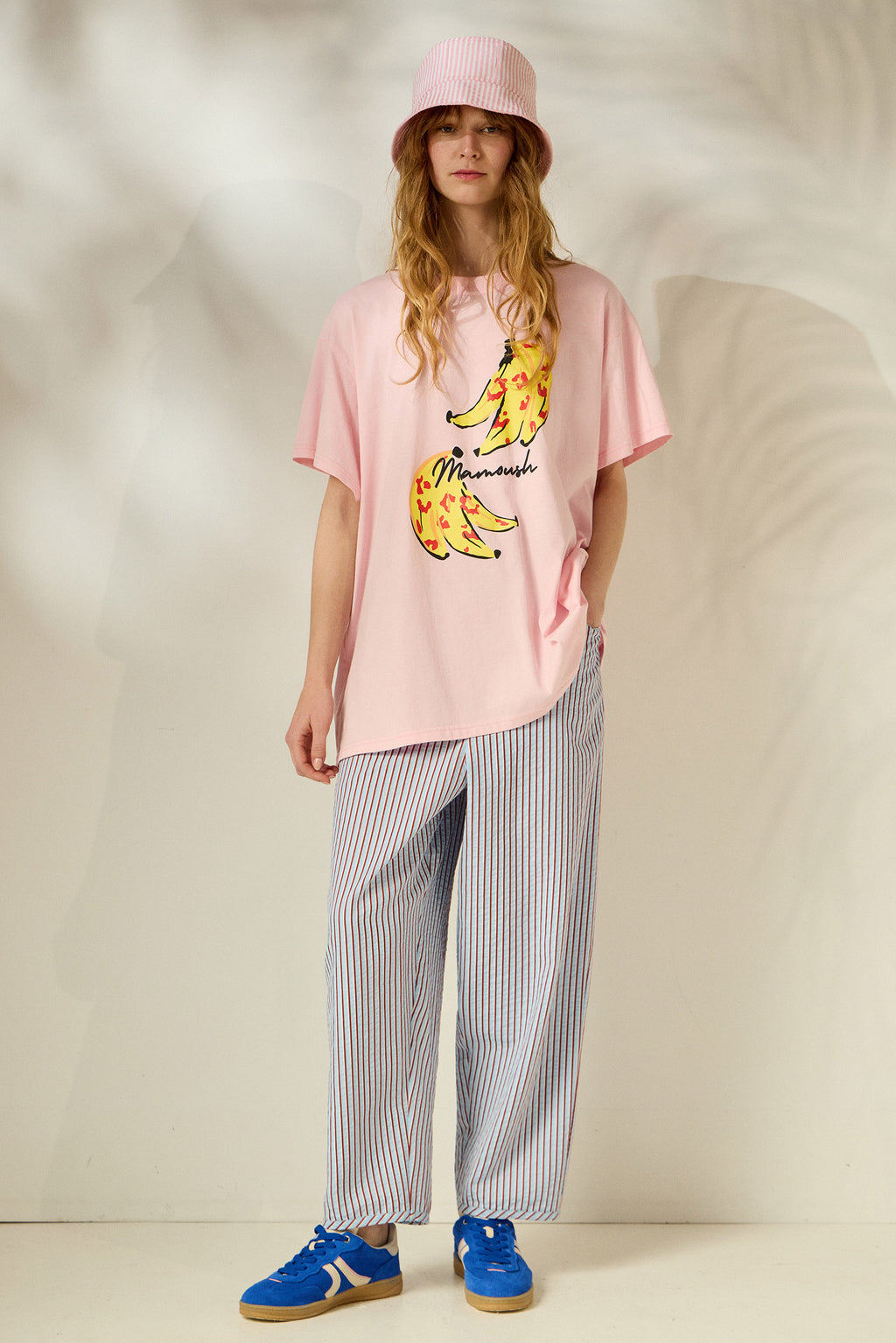 'BANANA' OVERSIZED TEES (PINK) MAMOUSH