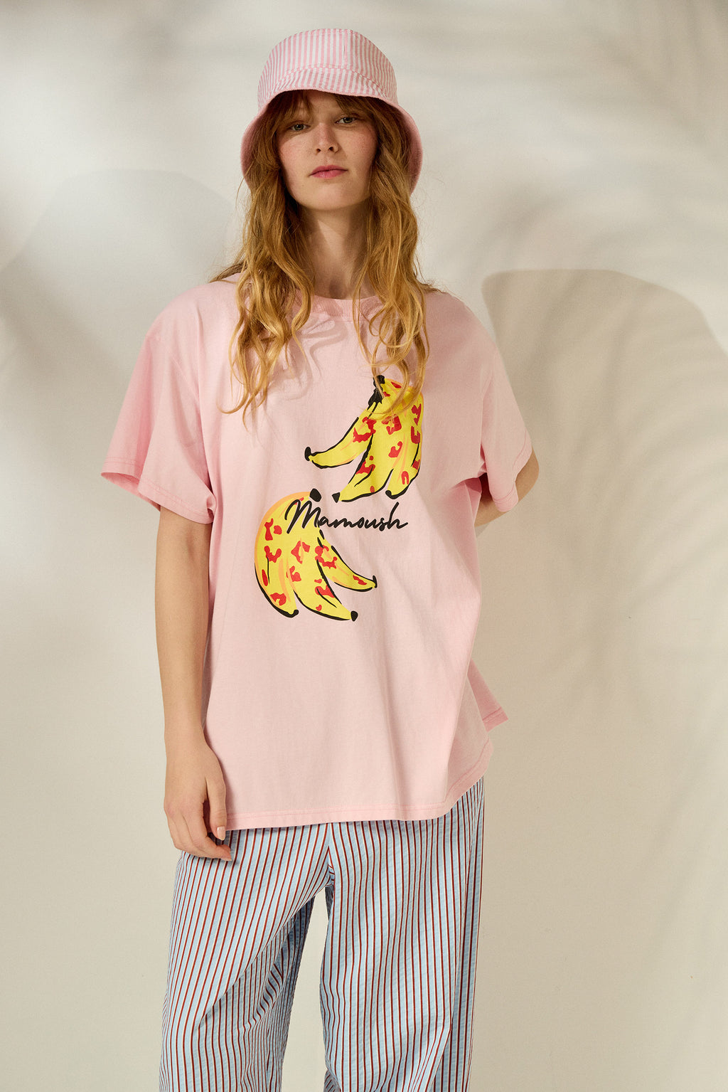 'BANANA' OVERSIZED TEES (PINK) MAMOUSH
