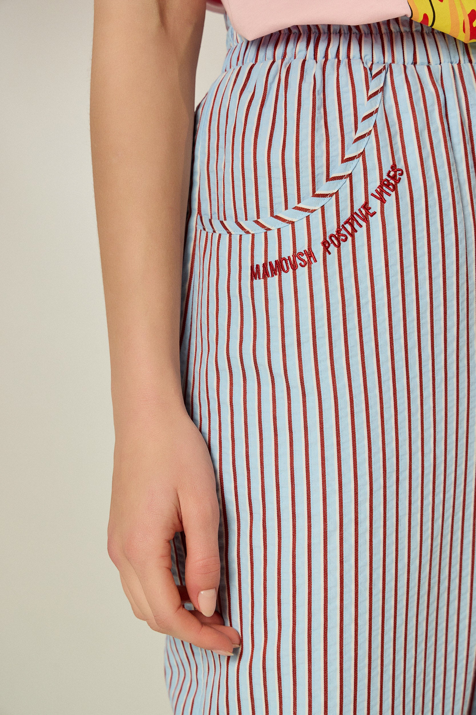 'MAYA' ΡΙΓΕ CROPPED ΠΑΝΤΕΛΟΝΙ MAMOUSH