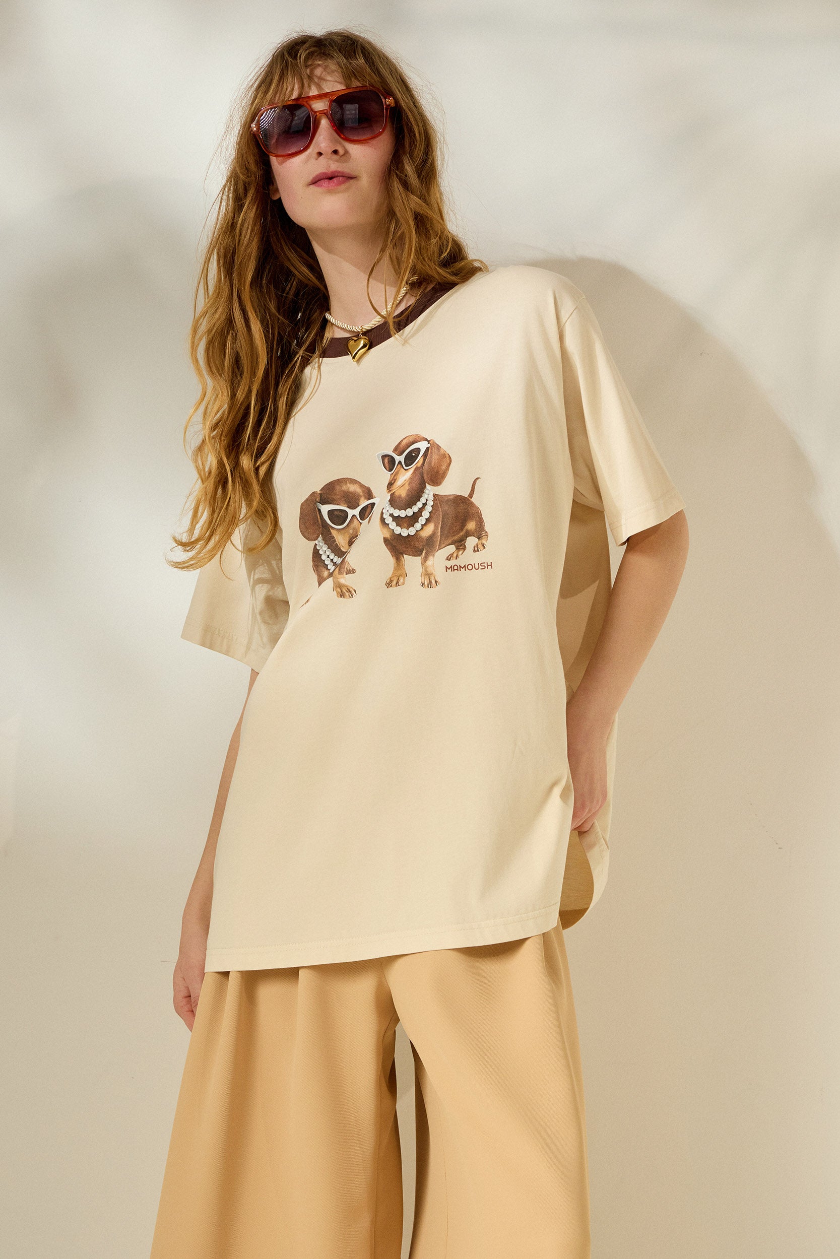 ‘DOGS’ T-SHIRT MAMOUSH