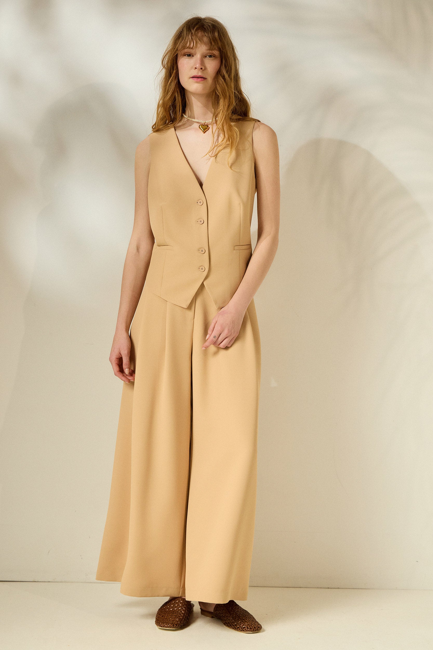 ‘ILIANA’ CROPPED ΠΑΝΤΕΛΟΝΙ (BEIGE) MAMOUSH