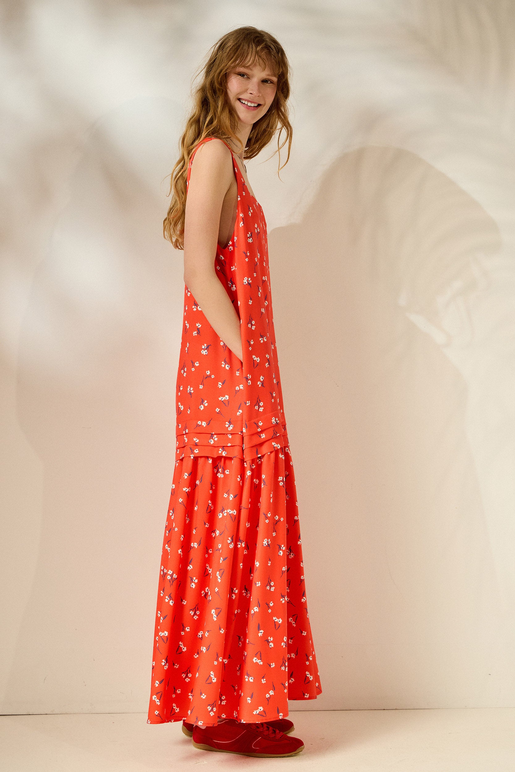 'MARY' ΕΜΠΡΙΜΕ ΦΟΡΕΜΑ (FLORAL) MAMOUSH