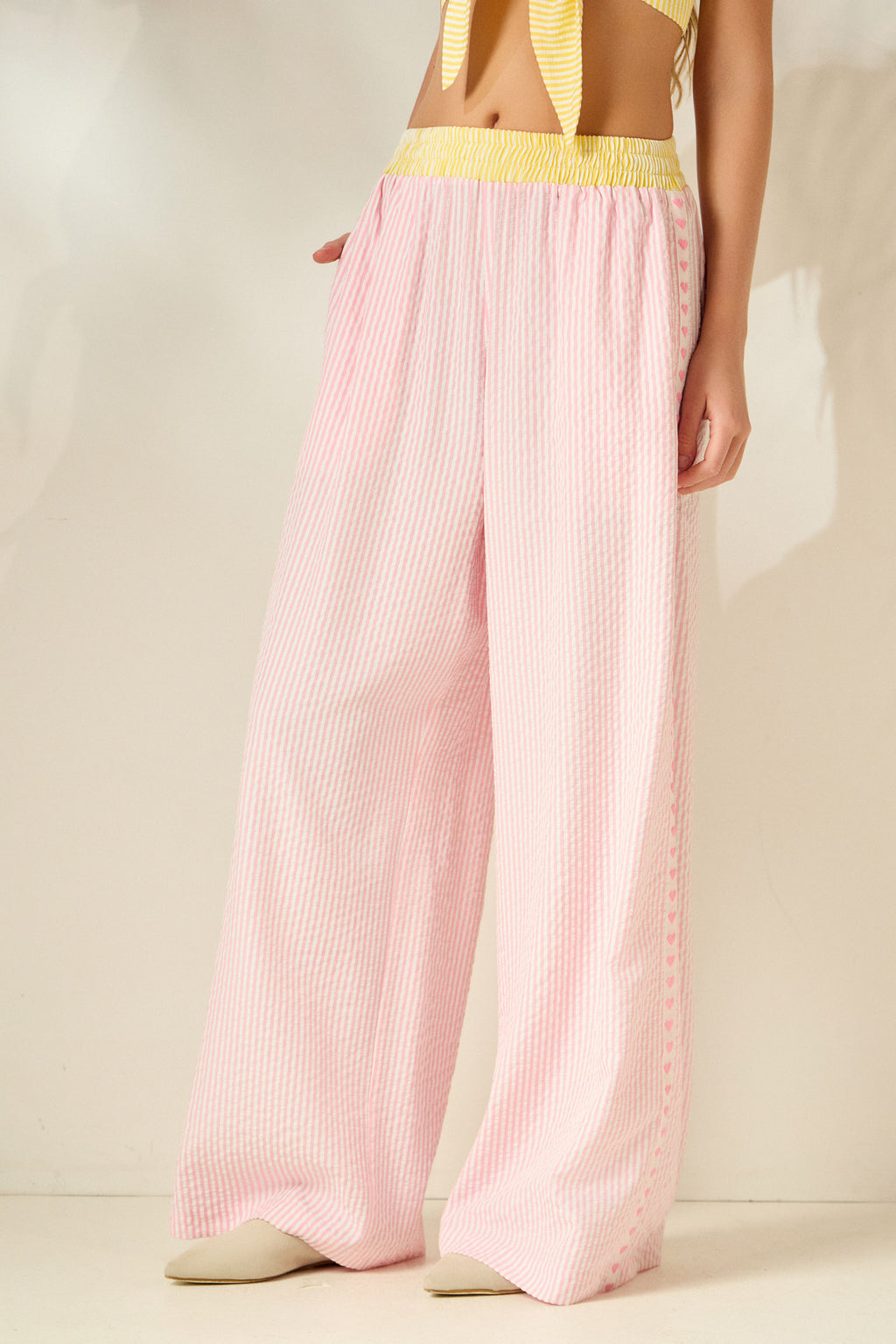 ‘AVA’ ΡΙΓΕ ΔΙΧΡΩΜΟ ΠΑΝΤΕΛΟΝΙ ΜΕ ΛΑΣΤΙΧΟ MAMOUSH