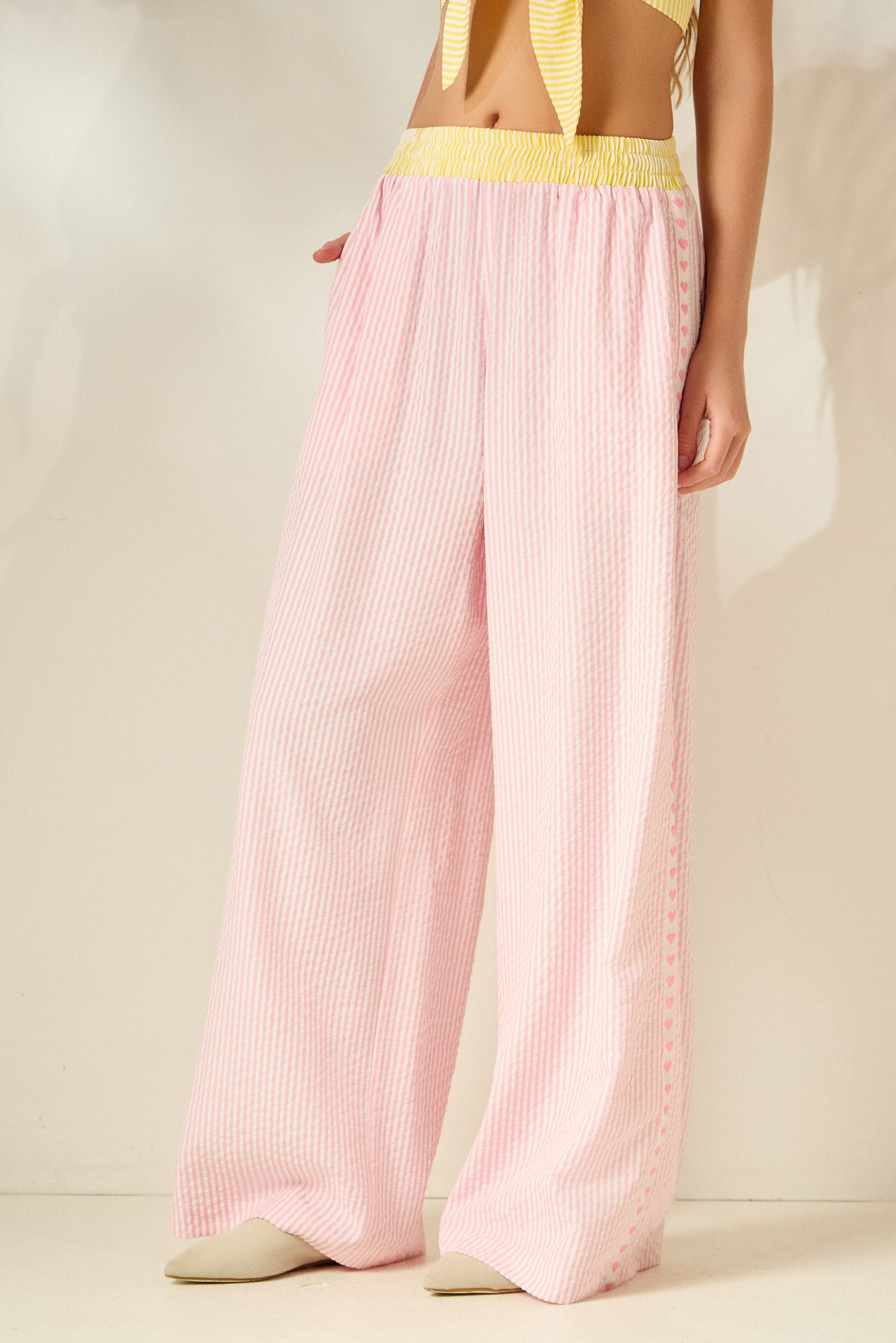 ‘AVA’ ΡΙΓΕ ΔΙΧΡΩΜΟ ΠΑΝΤΕΛΟΝΙ ΜΕ ΛΑΣΤΙΧΟ MAMOUSH