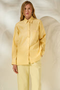 XLOI’ COTTON SHIRT (PASTEL YELLOW) MAMOUSH