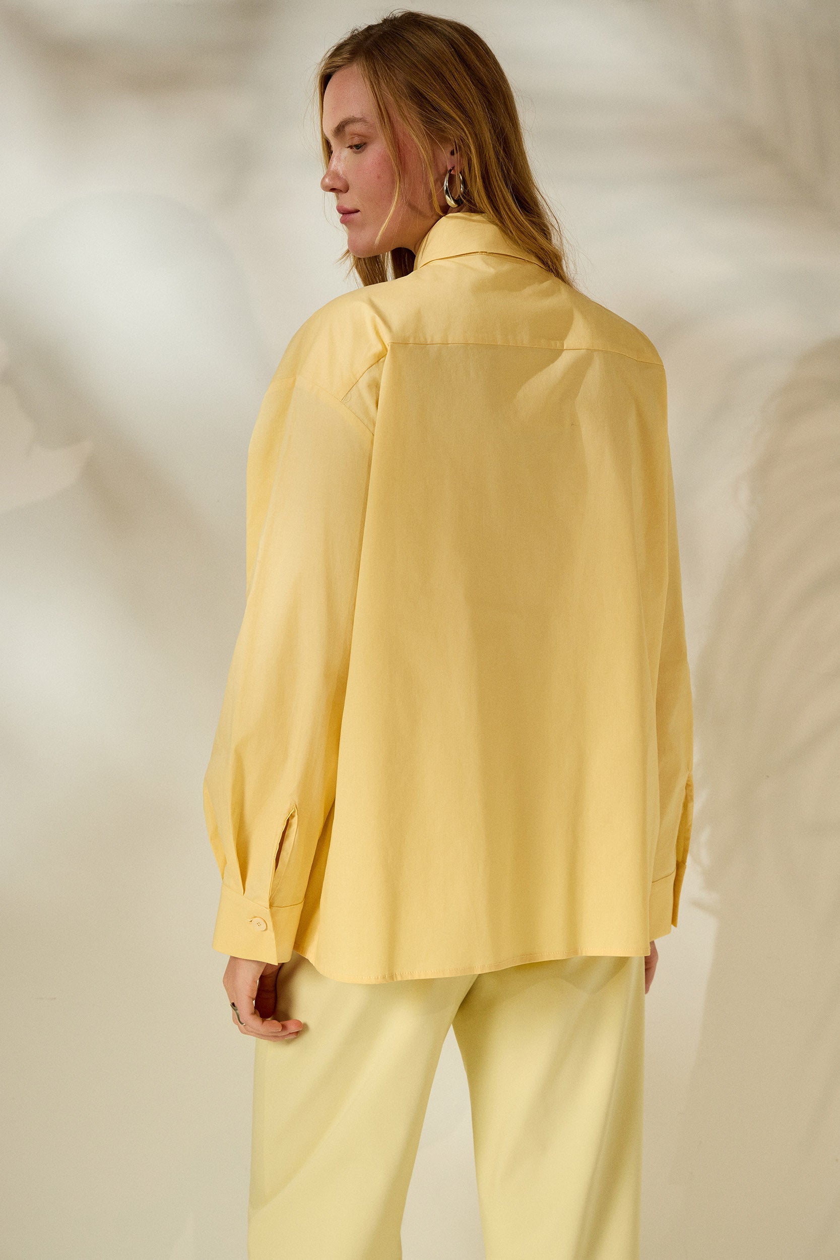 XLOI’ COTTON SHIRT (PASTEL YELLOW) MAMOUSH