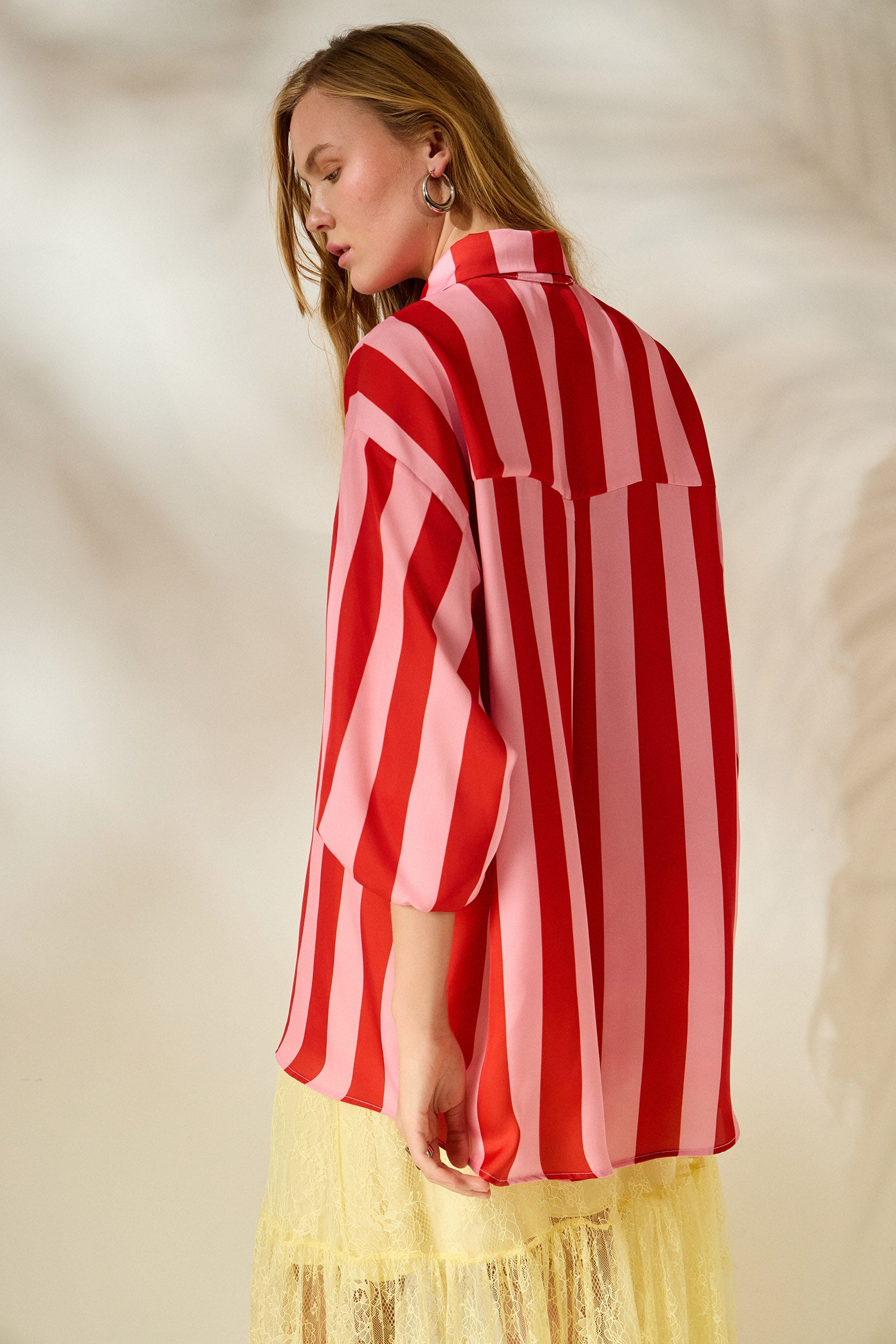 ‘CASEY’ ΡΙΓΕ ΠΟΥΚΑΜΙΣΟ (RED/PINK) MAMOUSH