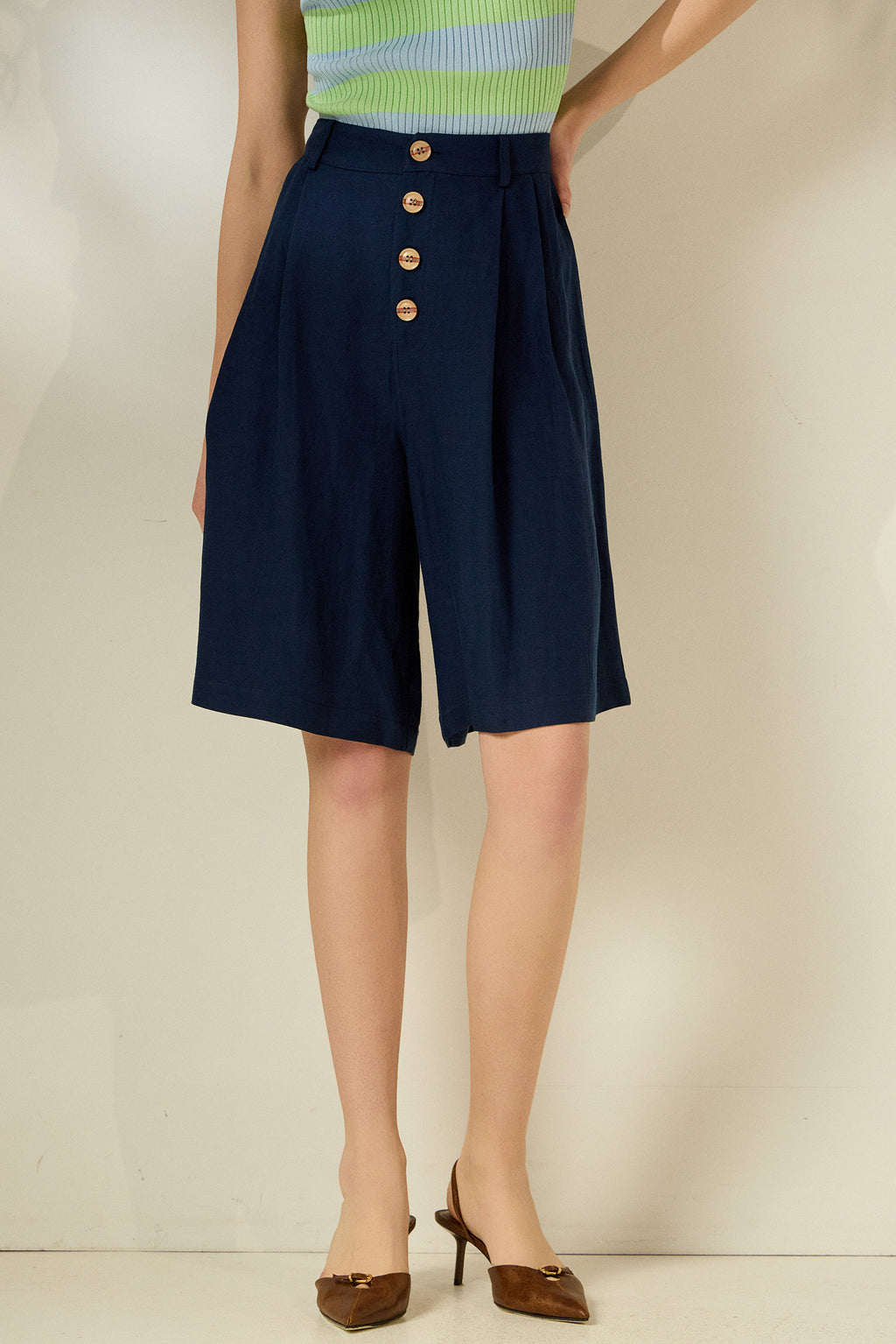 'RITA' ΛΙΝΗ ΒΕΡΜΟΥΔΑ (DARK BLUE) MAMOUSH