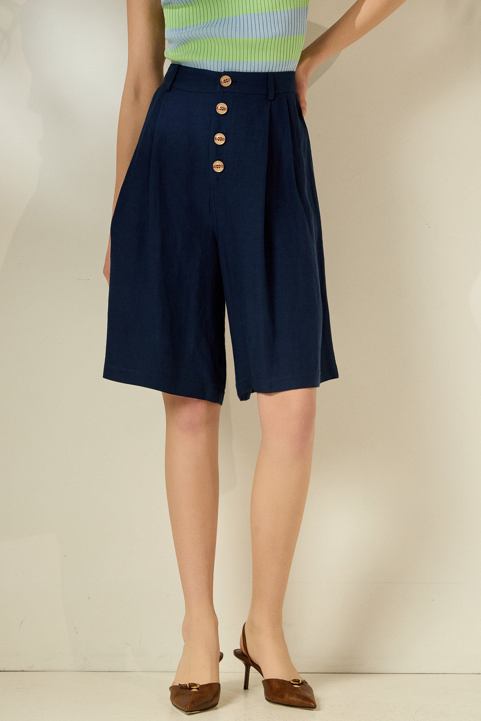 'RITA' ΛΙΝΗ ΒΕΡΜΟΥΔΑ (DARK BLUE) MAMOUSH