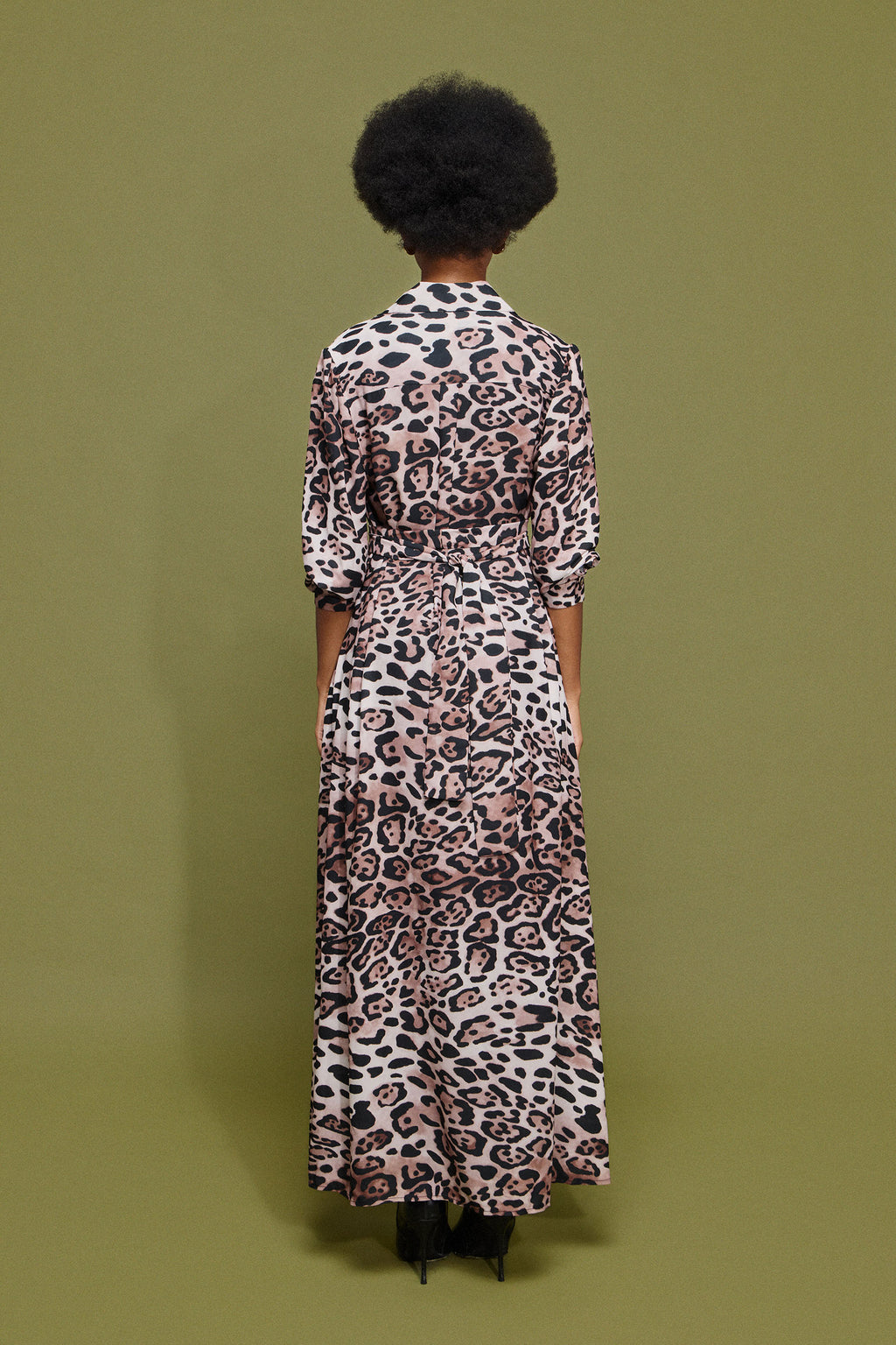 LIZA' ΣΕΜΙΖΙΕ ΦΟΡΕΜΑ (ANIMAL PRINT) MAMOUSH