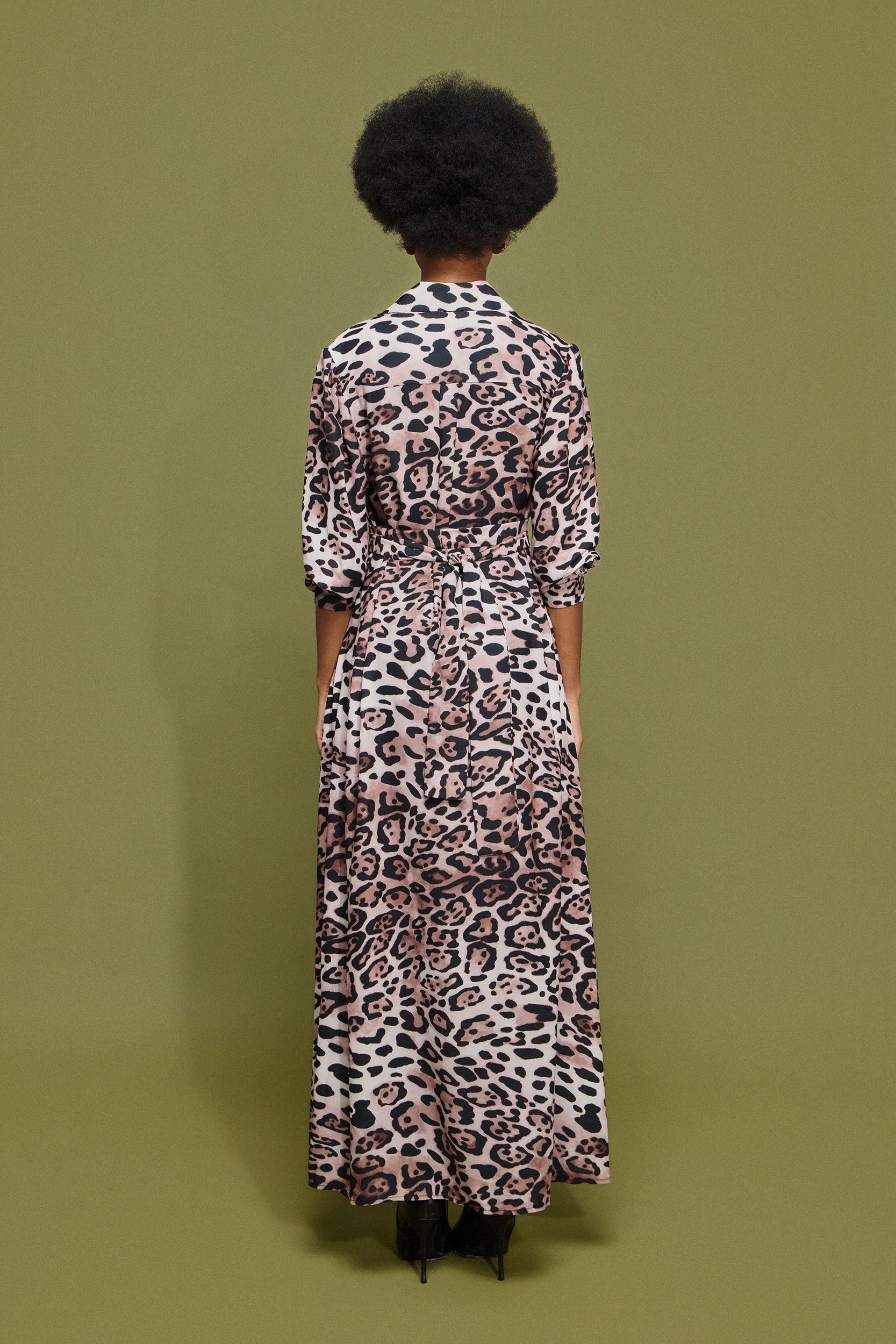 LIZA' ΣΕΜΙΖΙΕ ΦΟΡΕΜΑ (ANIMAL PRINT) MAMOUSH