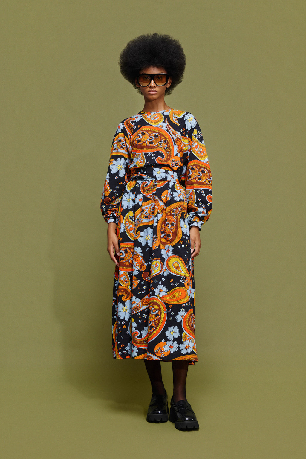 DOMNA' ΦΟΥΤΕΡ ΜΙΝΤΙ ΦΟΡΕΜΑ (BLACK/LAHORE) MAMOUSH